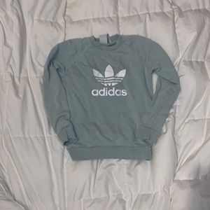 Green adidas crewnevk